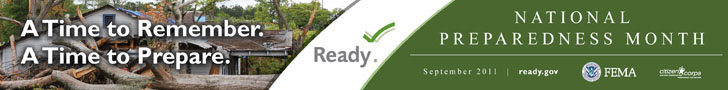 National Preparedness Month
September 2011
